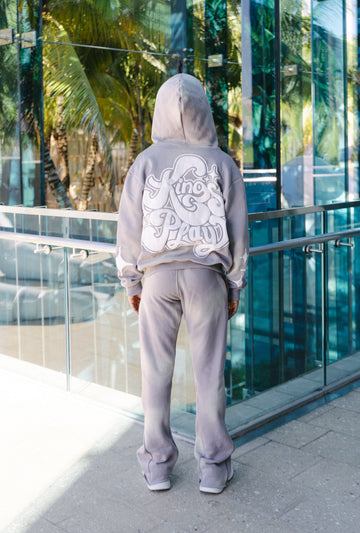 GREY FADED DEPT. FLARE SET