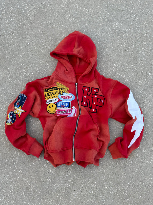 “RED” K1 ZIP UP