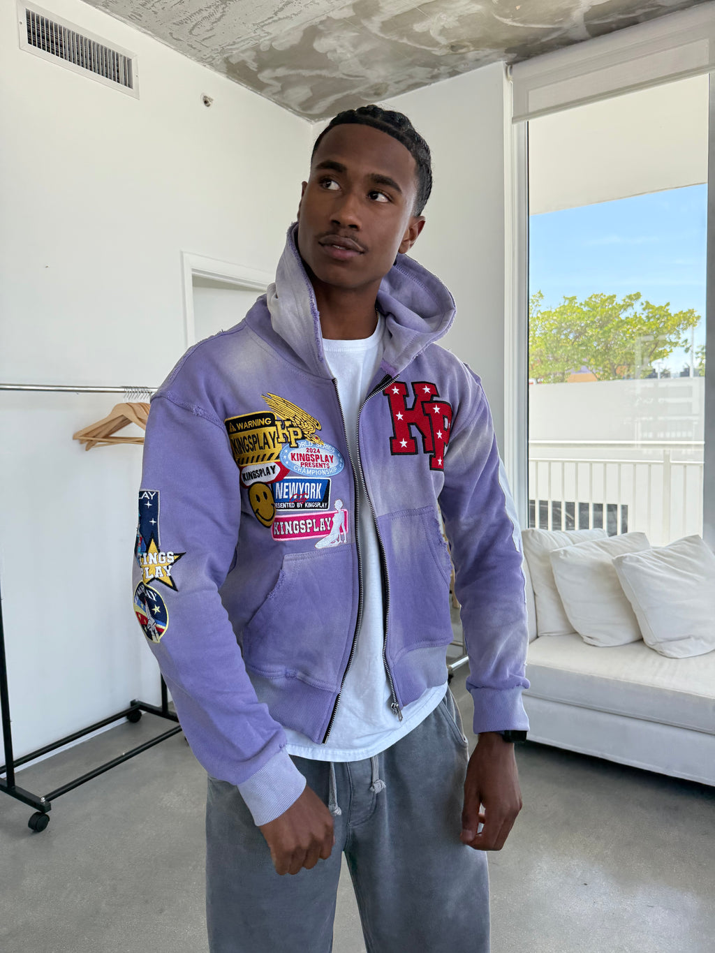 “LAVENDER” K1 ZIP UP